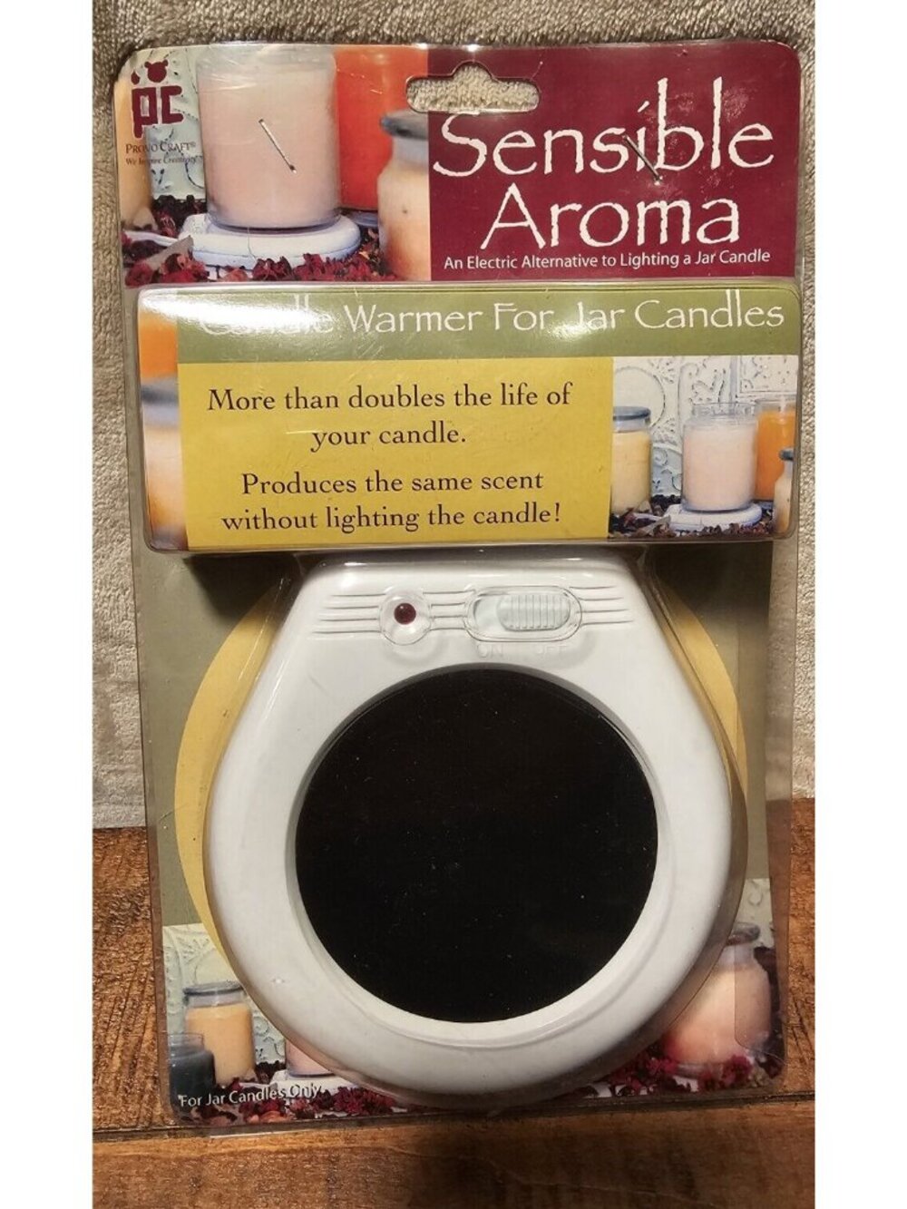 NEW Sensible Aroma Candle Electric Warmer for Jar Candles - Provo Craft